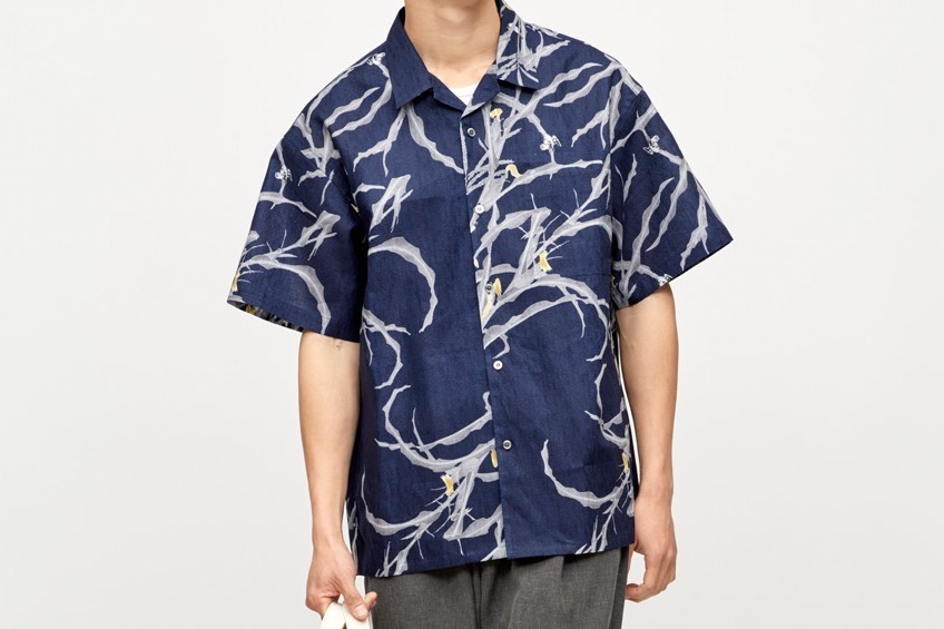 Y. & SONS“日本画”柄オープンカラーシャツ、伊藤若冲や歌川国芳の絵画をモチーフに