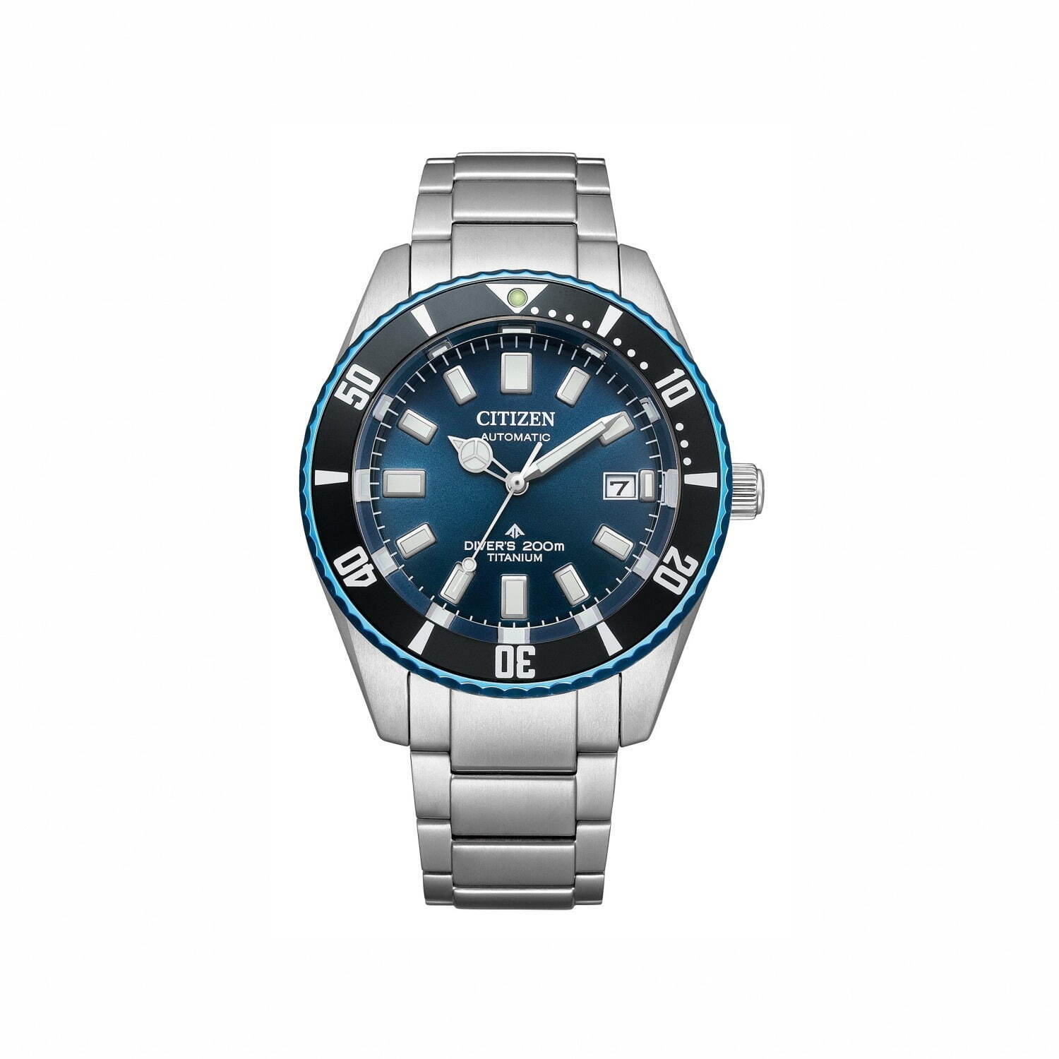 期間限定お値下げ　CITIZEN ダイバーズウォッチ　青文字盤 ステンレス CITIZEN ダイバーズウォッチ青文字盤 ステンレス