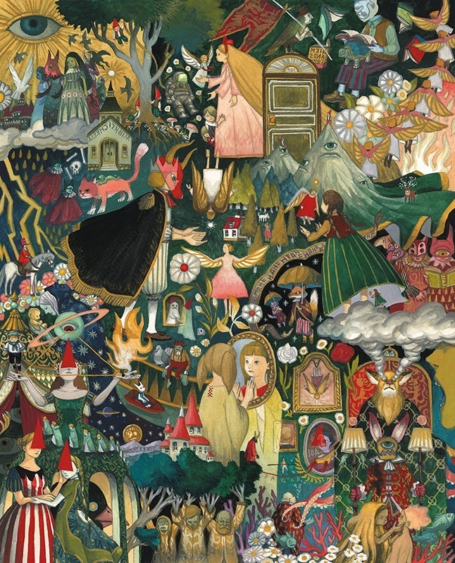 画家ジュナイダの大規模個展が長崎県美術館で、『HOME』『Michi』など絵本原画400点超が一堂に｜写真10
