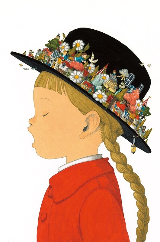 画家ジュナイダの大規模個展が長崎県美術館で、『HOME』『Michi』など絵本原画400点超が一堂に｜写真6