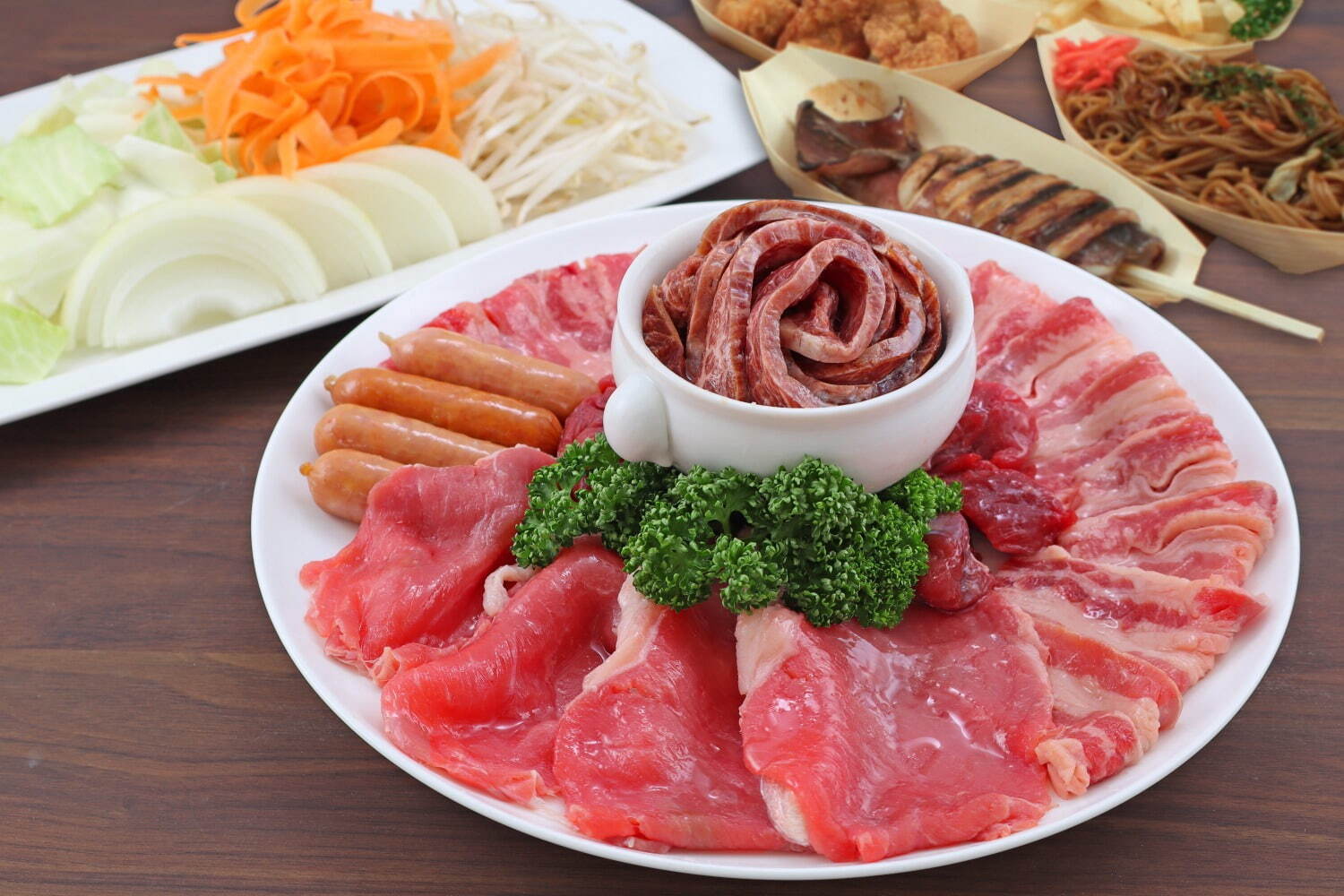 「お祭りBBQセット」(BEEFコース) 大人 4,800円、子供(小学生以下) 2,400円
