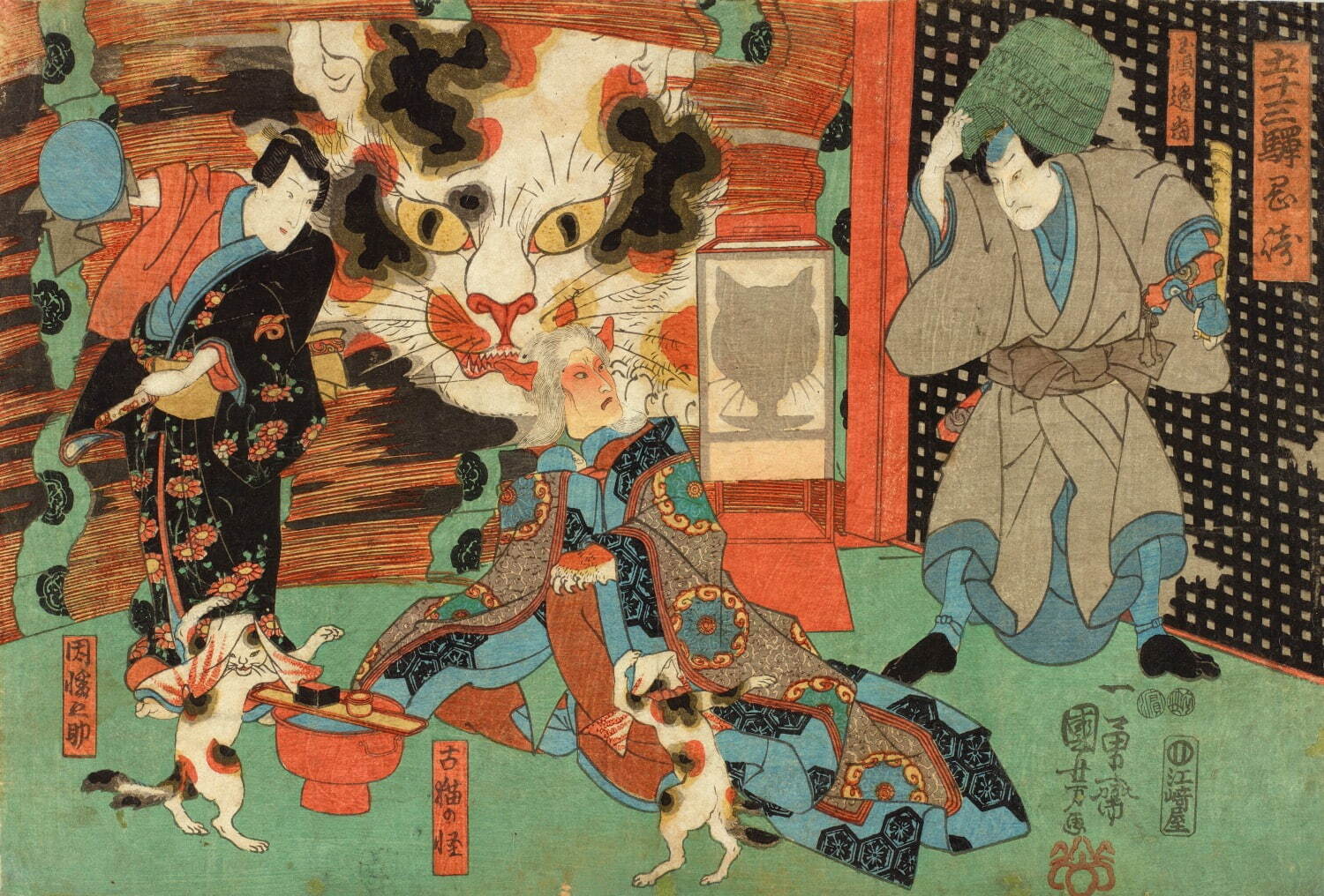 歌川国芳 《五十三駅 岡崎》 太田記念美術館蔵 ［後期展示］