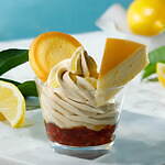 チーズガーデン“まるでレアチーズケーキ”なフローズンドリンクに夏限定レモン風味、レモンゼリー入りで｜写真3