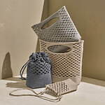 issey イッセイまミヤケ　巾着 issey イッセイまミヤケ 巾着 イッセイミヤケISSEY MIYAKE GOOD
