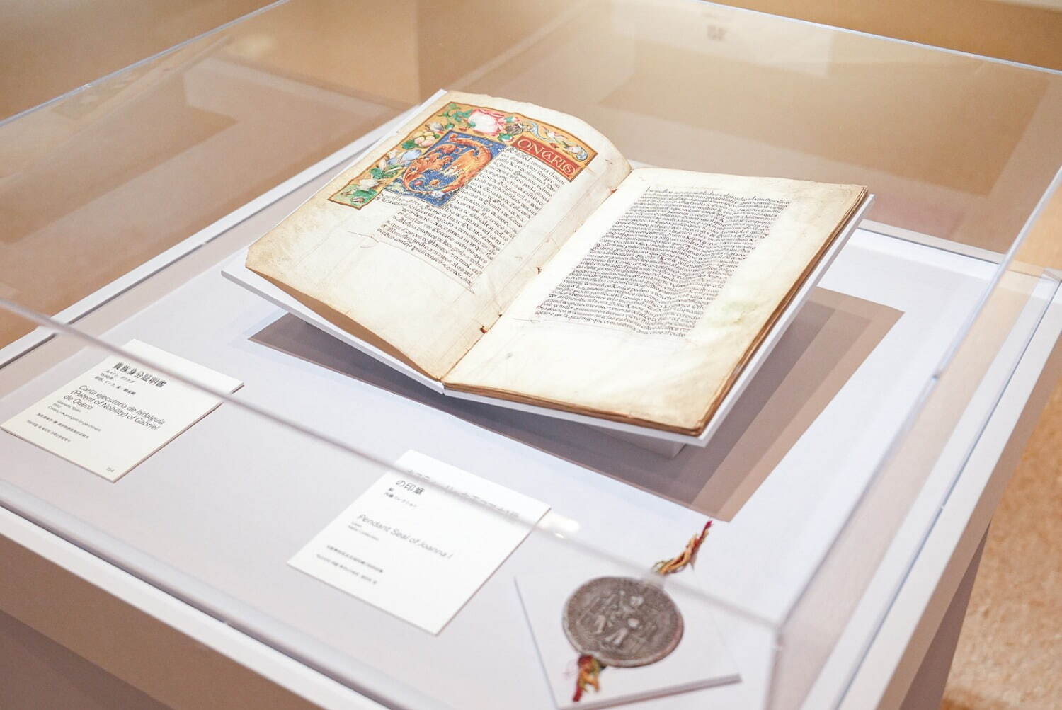 企画展「内藤コレクション 写本 — いとも優雅なる中世の小宇宙」
国立西洋美術館 2024年 展示風景