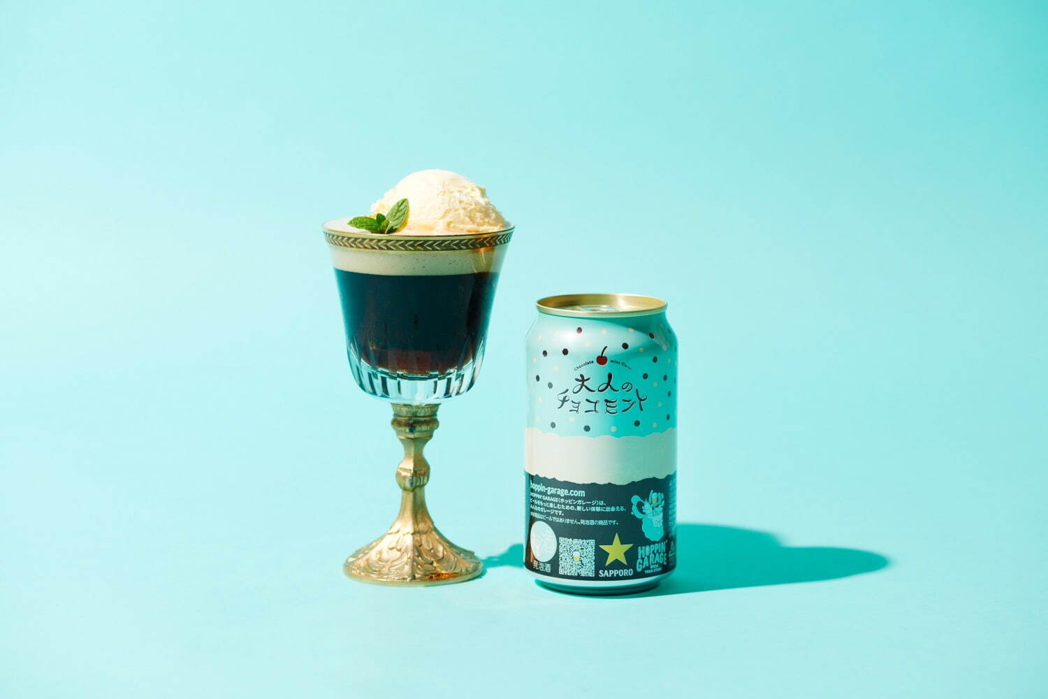 「ホッピンガレージ 大人のチョコミント」660円