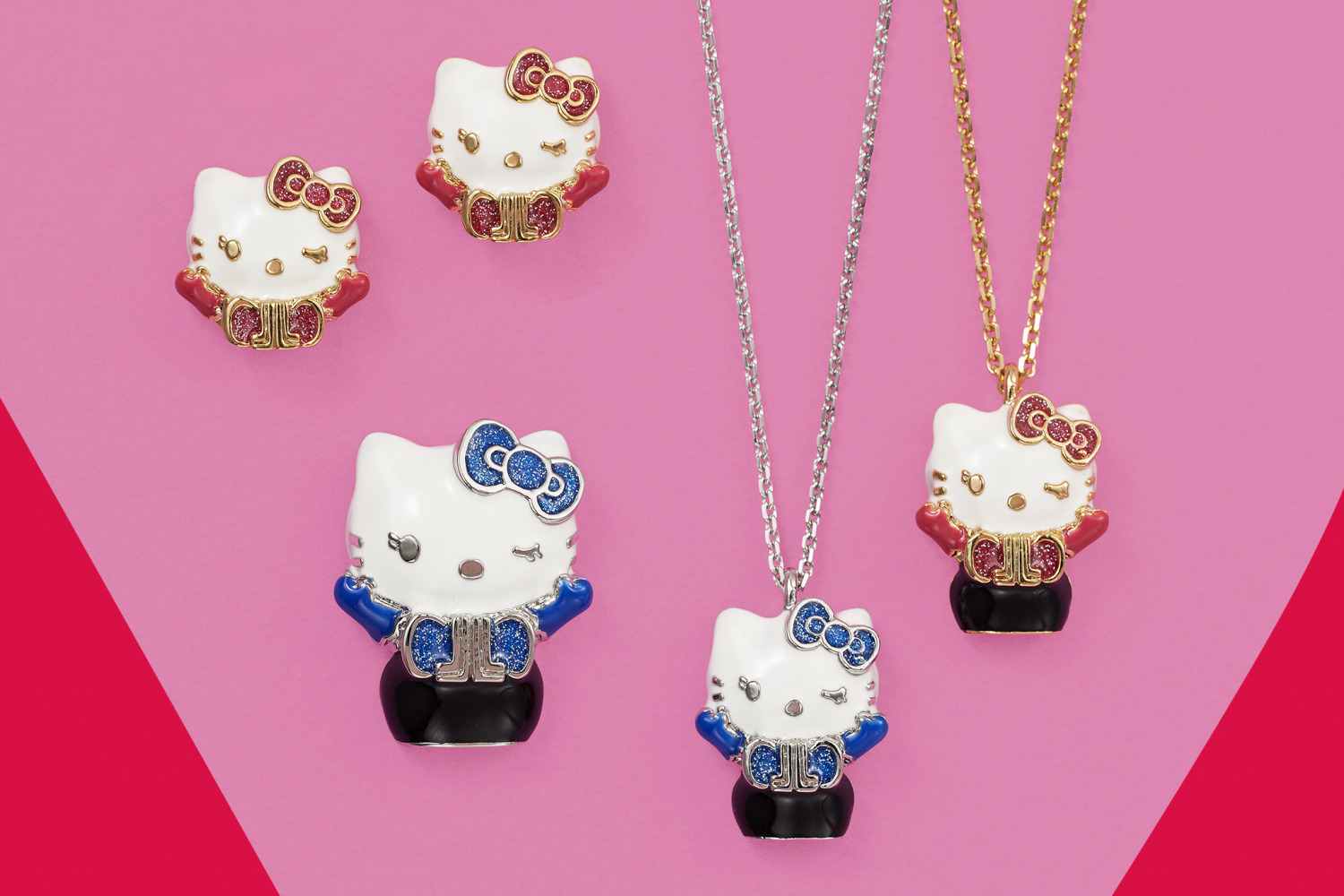 LANVIN en Bleu ハローキティ ネックレス ピンク レディース