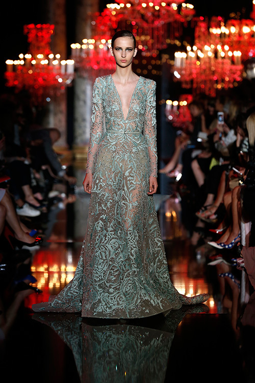 エリー サーブ オートクチュール(Elie Saab Haute Couture) 2014-15年秋冬ウィメンズコレクション  - 写真48