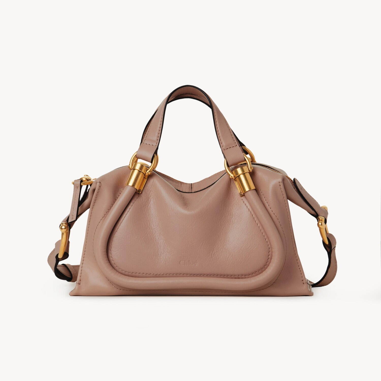 関税送料込 Chloe カメラバッグ ショルダーバッグ ブラウン クロエ24年秋「カメラバッグ」バックル配したポケット付き