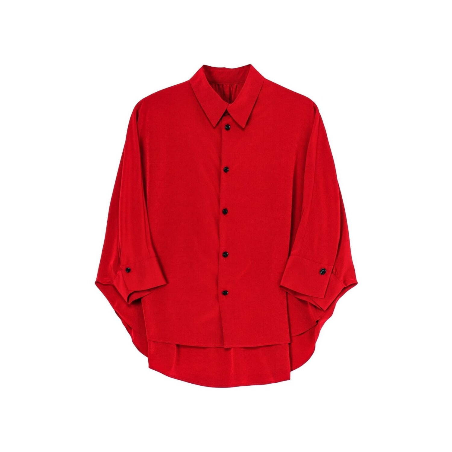 「CREPE de CHINE HALF SLEEVE CAPE BLOUSE」55,000円