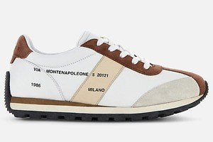 ホーガン24年秋冬ウィメンズシューズ“上質なカーフレザー”スニーカーなど、阪急うめだ本店の新店で