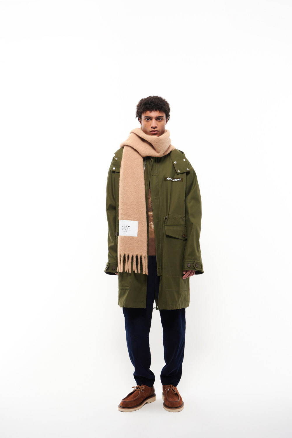 ハ*ン様 Maison Kitsuné メゾンキツネ フーデットコート size Maison Kitsune（メゾンキツネ）の「【PUMA×MAISON KITSUNE