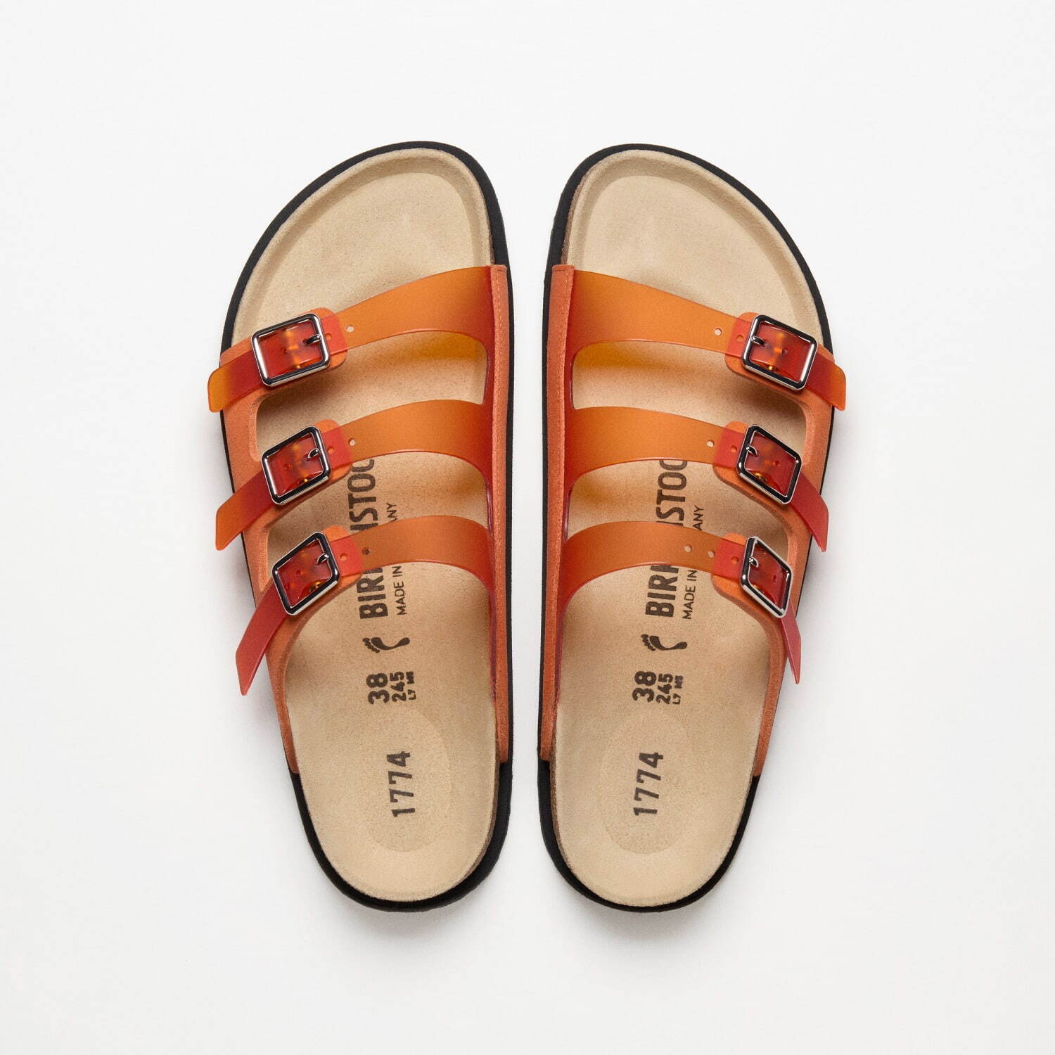 試着のみ Birkenstock 1774 アリゾナ パイソンベルトサンダル BIRKENSTOCK ビルケンシュトック 