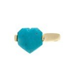 アリータ“ハートモチーフ”24年夏ジュエリー、ターコイズ＆コーラルの天然石ネックレスやリング｜写真4