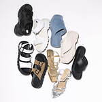 GUの24年夏ウィメンズサンダル、厚底ソールや“抜け感”細めストラップのサンダル｜写真1