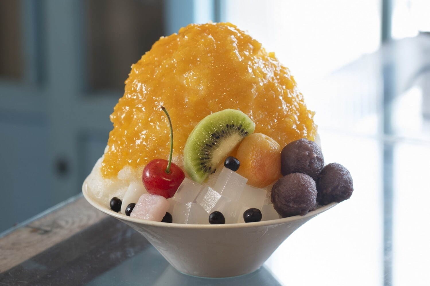 あんみつ(餡蜜)｜“ひんやりあんこスイーツ”が集う「あんこ博覧会」日本橋三越本店で、あんみつかき氷やあんチョコソフトなど