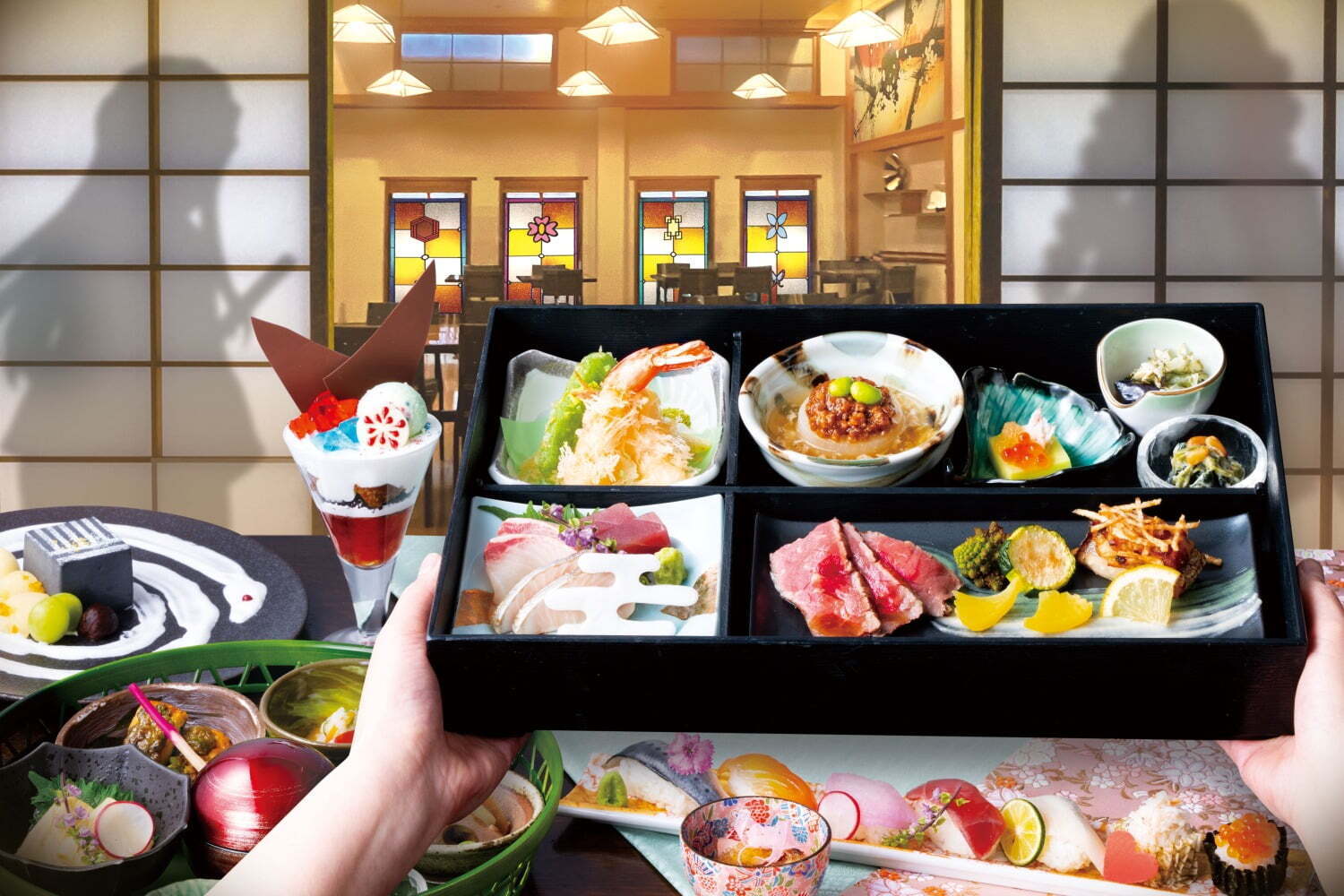 ポップコーン｜USJ×アニメ『鬼滅の刃』の新レストラン「刀鍛冶の里 ひょっとこ亭」“柱”イメージの御膳やスイーツ