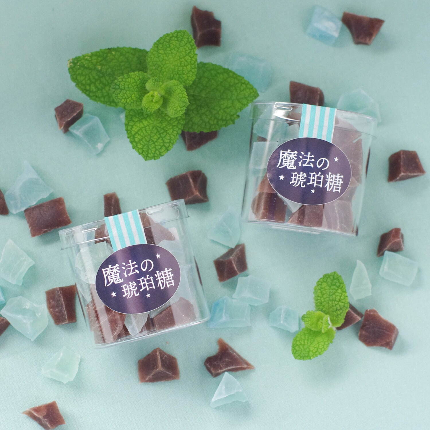 “食べられる宝石”琥珀糖専門店「魔法の琥珀糖」“チョコ×ミント”の限定フレーバー｜写真3