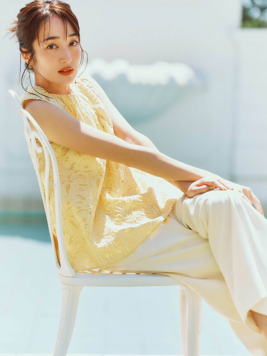 セルフォード24年夏新作、“ふわふわフェザー”の涼し気ニット セルフォード24年夏新作、“ふわふわフェザー”の涼し気ニット