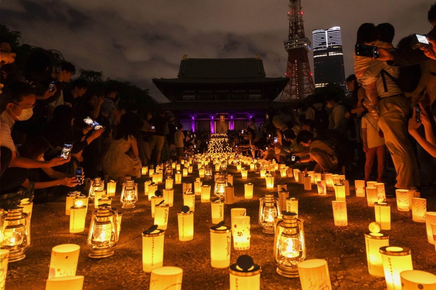 星空｜「100万人のキャンドルナイト」増上寺で、東京タワー消灯＆キャンドルの灯りを楽しむ夏至イベント