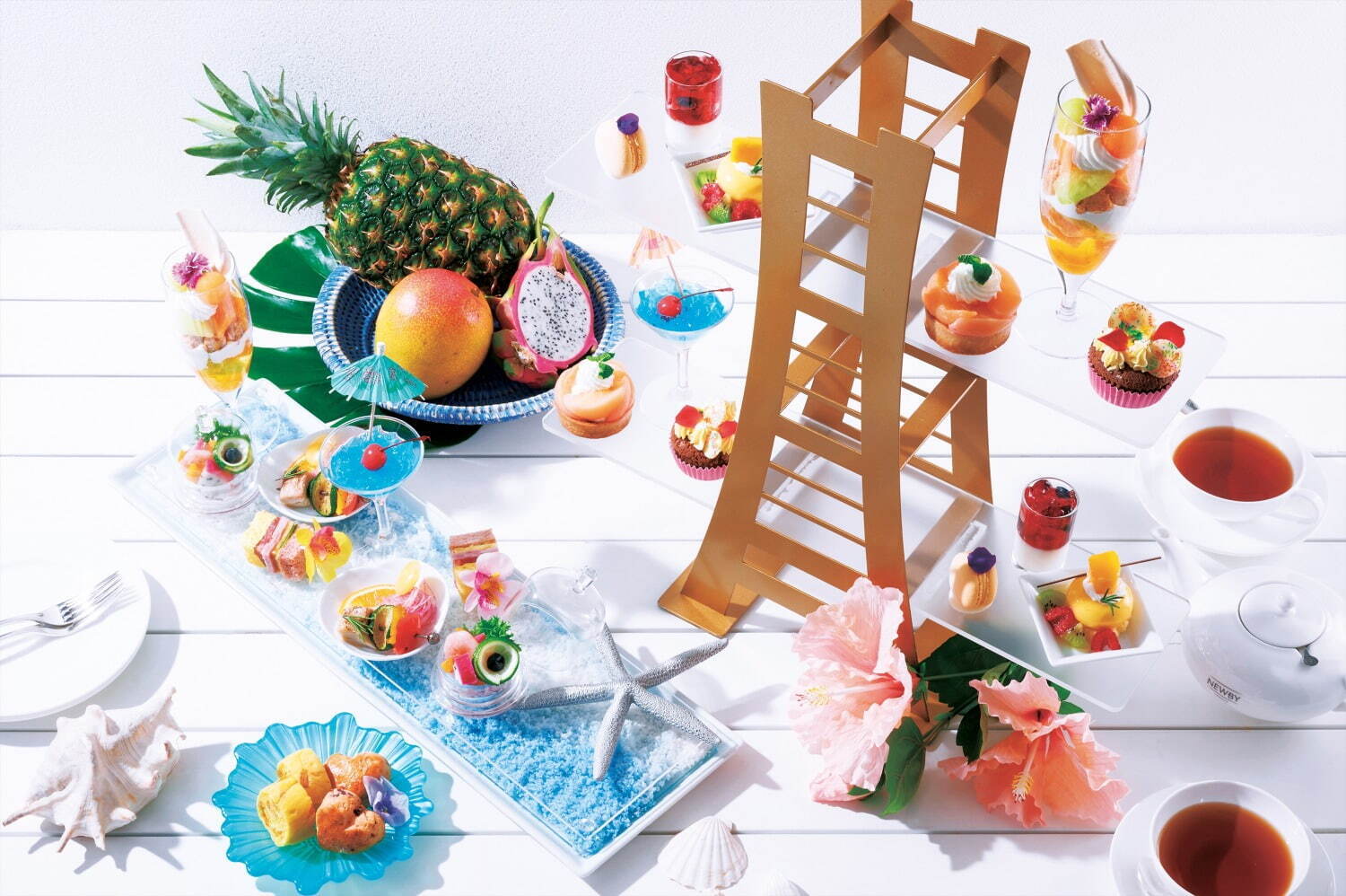 横浜ロイヤルパークホテル“夏フルーツ”のトロピカルアフタヌーンティー、観光もOK！浴衣付きプランも｜写真1