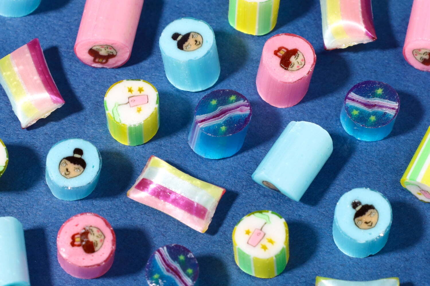 ロリポップキャンディー｜パパブブレ「七夕ミックス」キャンディ、織姫＆彦星や“透かして楽しむ”天の川キャンディ