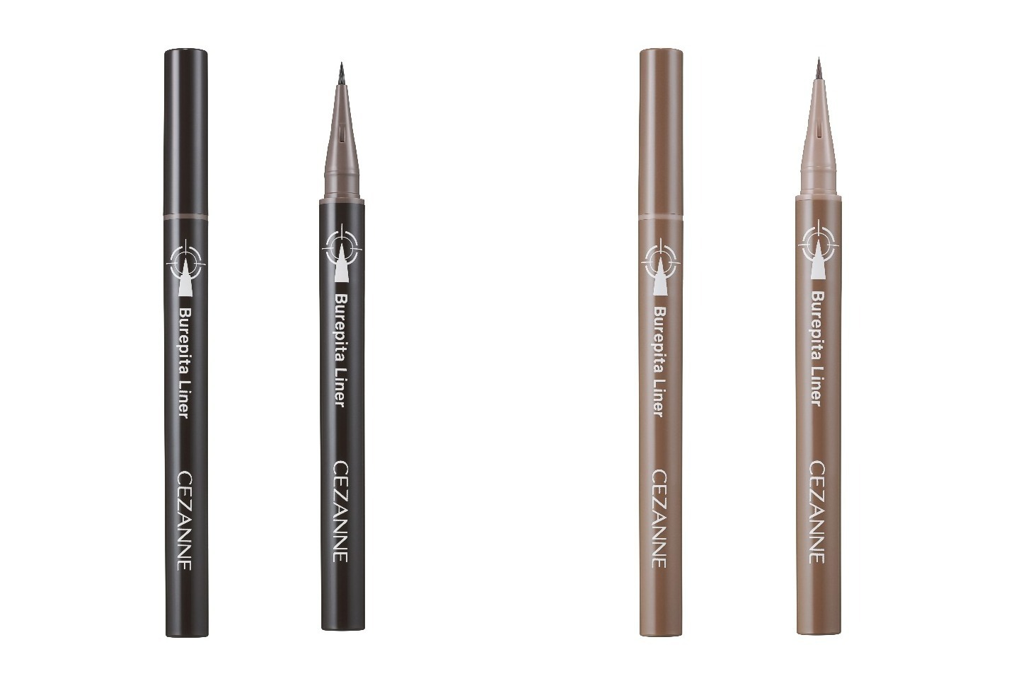 セザンヌ24年秋コスメ「ブレぴたライナー」“コシ強め”ショート筆で安定感UPの新作アイライナー