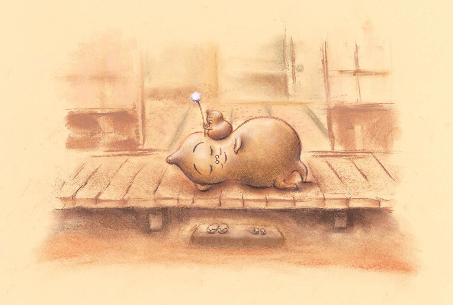 「絵本作家かがくいひろしの世界展」だるまさんシリーズ原画や“未完の続編ラフ”など展示、神戸で開催｜写真3