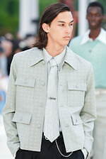 アミリ 2025年春夏コレクション - テーラリングとワークに降り注ぐきらめき｜写真6