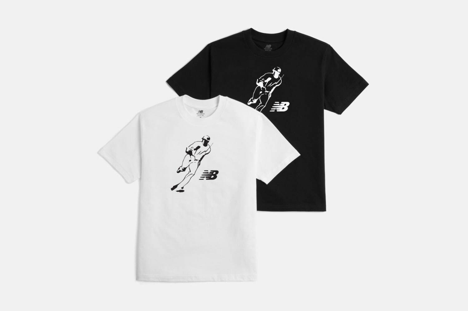 ニューバランス×大谷翔平、“駆ける大谷”描いたTシャツや“二刀流”サポートするスパイクシューズ｜写真1
