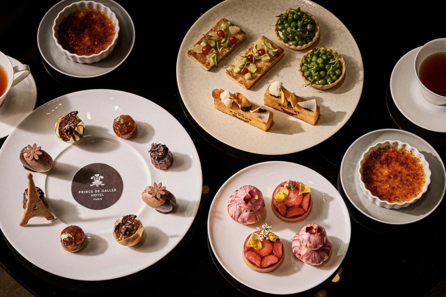 モンブラン｜ザ・プリンスギャラリー 東京紀尾井町×パリ名門ホテル「プリンスドガル」のフレンチアフタヌーンティー