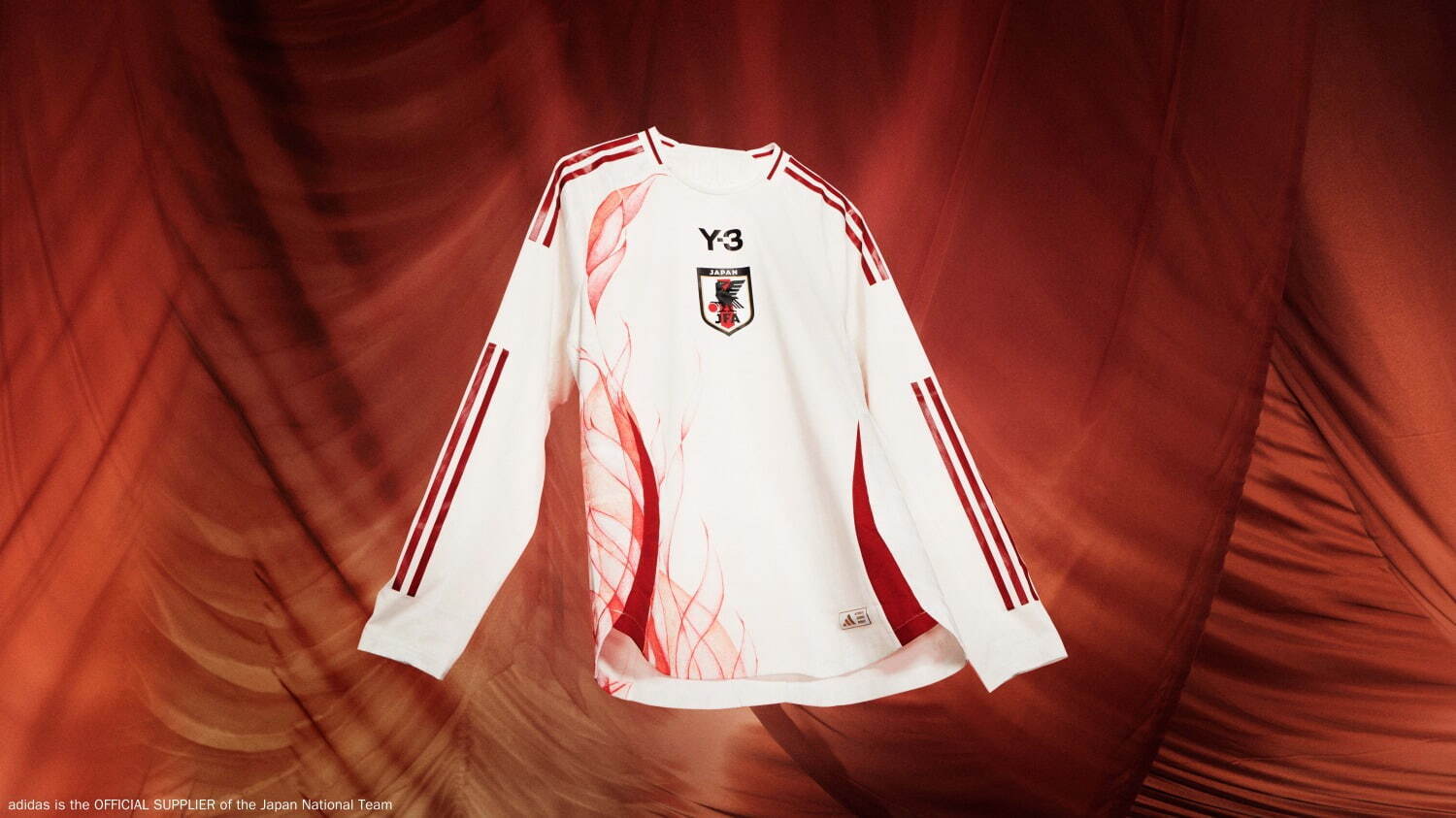 Y-3×サッカー日本代表“炎”テーマのユニフォーム、ホームはダークネイビー＆アウェイは白を基調に｜写真16
