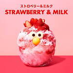 池袋・セサミストリートマーケットのかき氷、苺ミルクの「エルモ」やメロン＆練乳の「クッキーモンスター」｜写真1