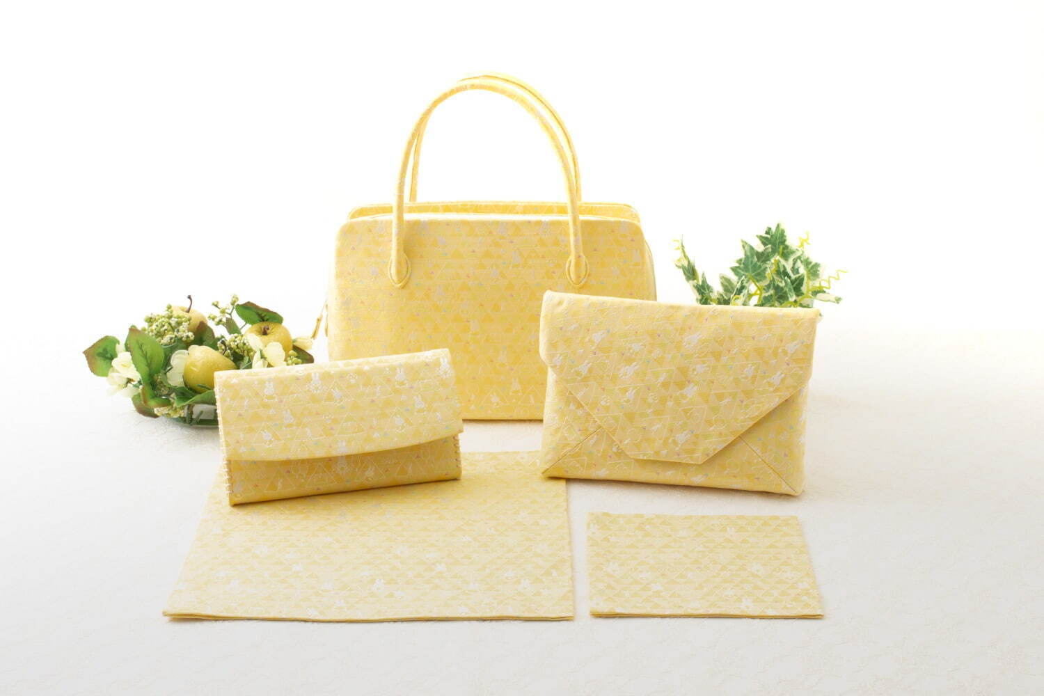 ミッフィー“まるorさんかく”の吉祥文様バッグ＆小物、京都「龍村美術織物」コラボ｜写真3