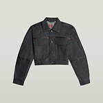 ウォルター ヴァン ベイレンドンク×ジースター、“テープで繋いだ”ドット柄デニムジャケット｜写真1