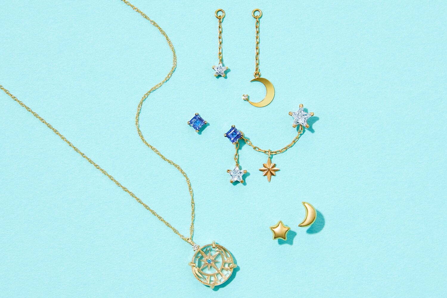 “星座石”煌めく「わたしの七夕アクセサリー」星や月のネックレスなど、全国の高島屋＆阪急うめだ本店に