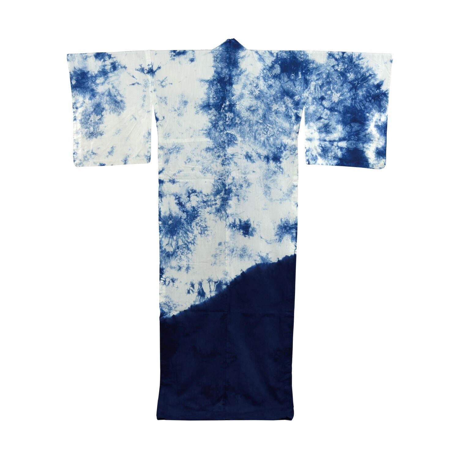 DOUBLE MAISON/宝島染工 《白麻地藍染浴衣》 2019年 個人蔵