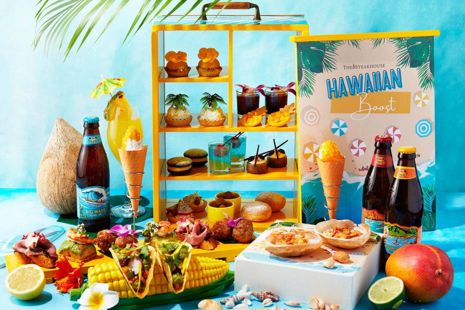 チョコレートケーキ｜「ハワイアンアフタヌーンティー」ANAインターコンチネンタルホテル東京、アサイーゼリーやマラサダなど