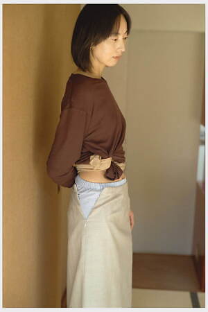 フジ 2024年秋冬ウィメンズ＆メンズコレクション - 日本の伝統美を現代の日常服に投影｜写真12