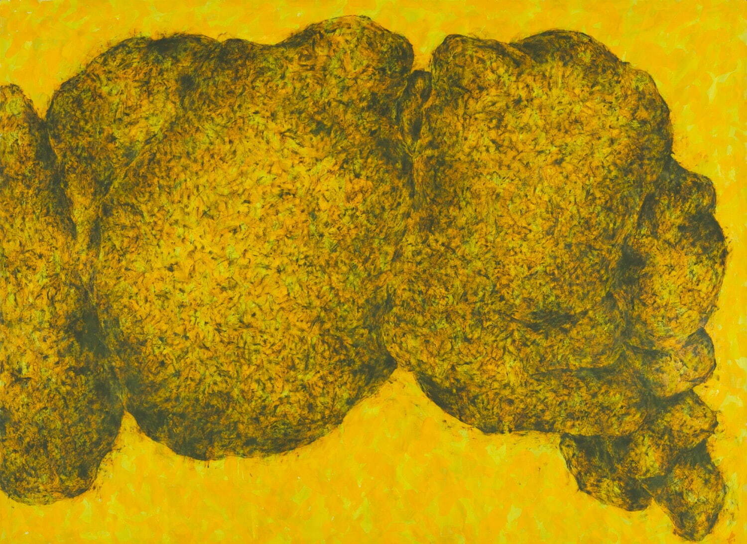 吉田克朗 《触 "春に"V》 1998年
油彩、アクリル、黒鉛、カンヴァス 神奈川県立近代美術館蔵
©The Estate of Katsuro Yoshida/ Courtesy of Yumiko Chiba Associates