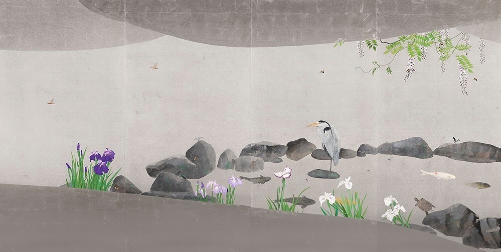 神戸智行 《千年後の未来》(部分) 2023年 太宰府天満宮蔵
撮影:山﨑信一