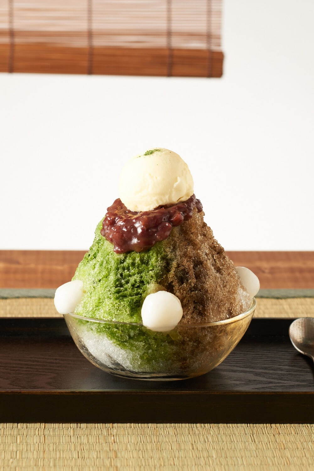 「宇治二色金時」
単品990円、バニラアイス付き1,090円、濃い抹茶アイス付き1,190円
取扱い店舗：宇治本店
販売期間：〜2024年8月下旬終了予定