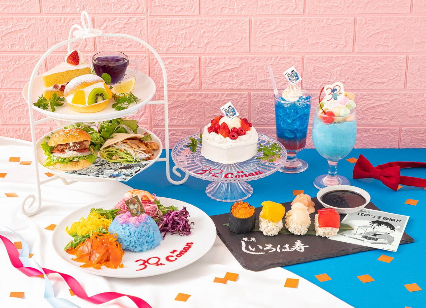 「名探偵コナン 連載30周年記念カフェ」東京・愛知・大阪・宮城・福岡・北海道の6都市に限定オープン｜写真2