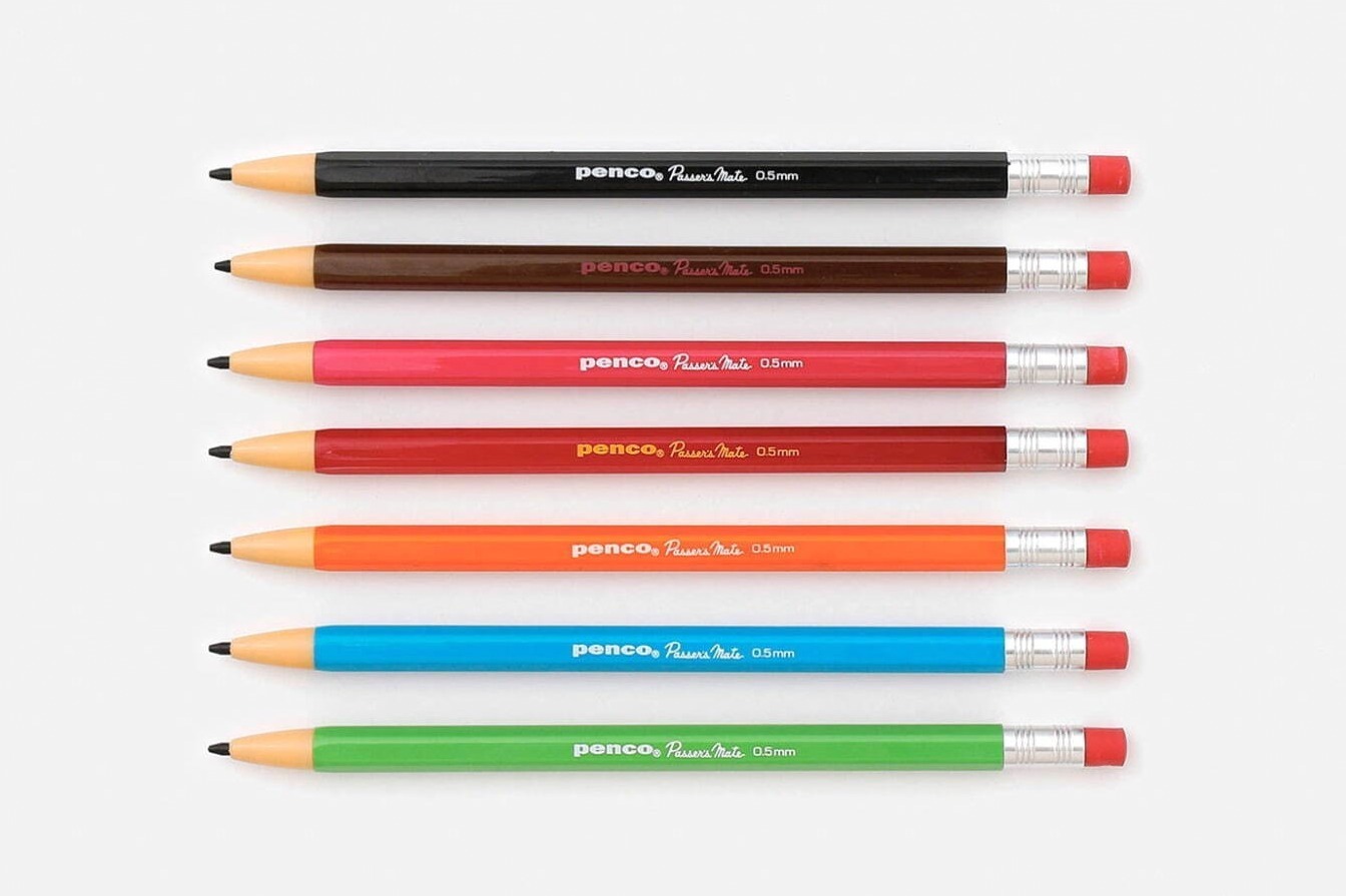 コーラル｜ハイタイド“まるで鉛筆？”シャープペンシル「パサーズメイト」サーモンピンクやチャコールグレーなど新色