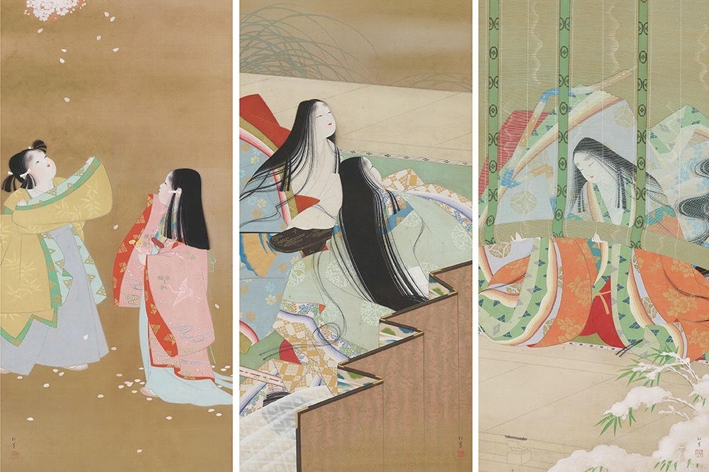 上村松園｜展覧会「花鳥風月」皇居三の丸尚蔵館で - 伊藤若冲の国宝《動植綵絵》など、“水と月”の絵画・工芸