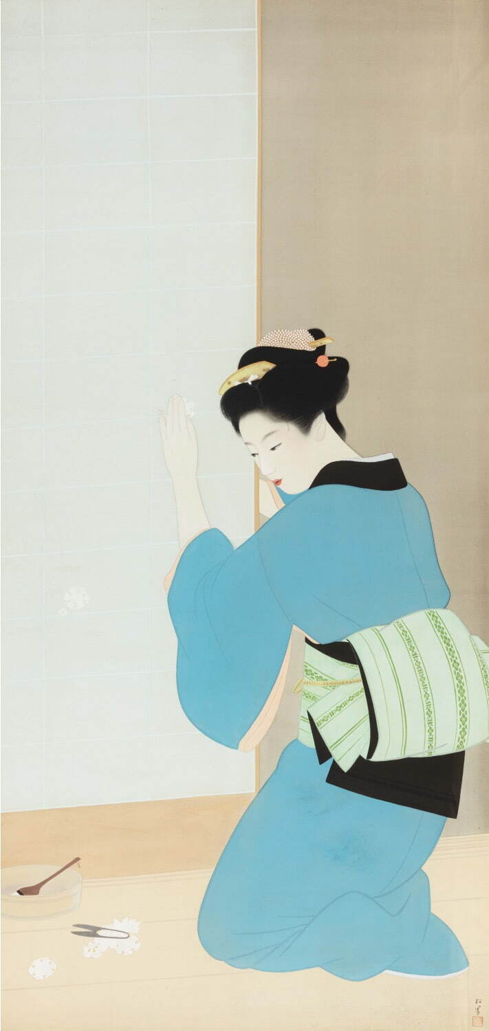 上村松園 《晩秋》 昭和18年(1943年) 大阪市立美術館蔵(住友コレクション)