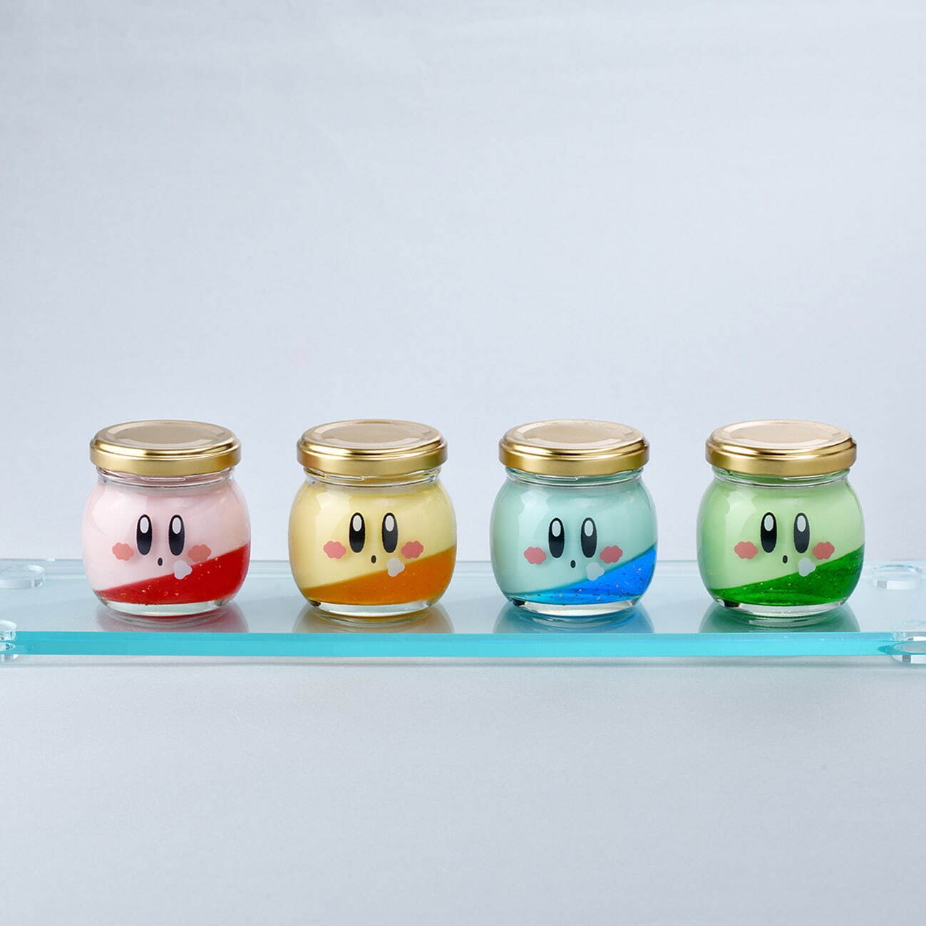 「カービィのカラフルプリン」各950円