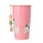 スターバックス24年夏グッズ、“カラフル衣装のアルパカ”ステンレスボトル＆ピンクに煌めくタンブラー｜写真10