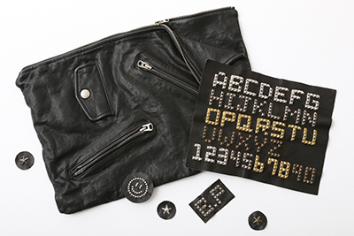 ビューティフルピープル「ライダースクラッチバッグ」