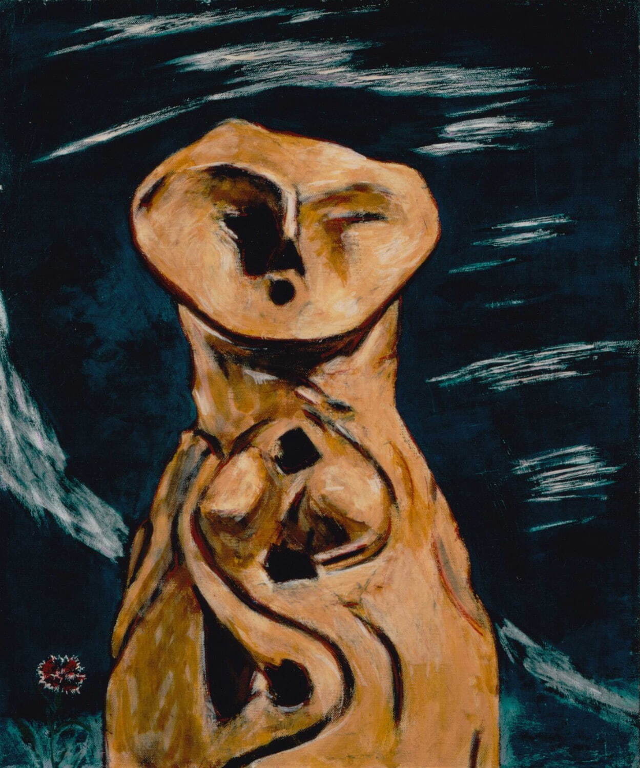 長谷川三郎 《無題—石器時代土偶による》 1948年 学校法人甲南学園 長谷川三郎記念ギャラリー